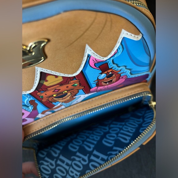 Loungefly Disney’s Robin Hood mini backpack, NWT